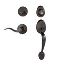 Dynasty Hardware COL-HER-100-12PR Colorado Front Door Handleset with Heritage Lever Right Hand, Aged Oil Rubbed Bronze
