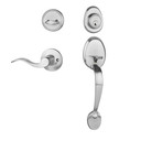 Dynasty Hardware COL-HER-100-15R Colorado Front Door Handleset with Heritage Lever Right Hand, Satin Nickel