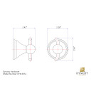 Dynasty Hardware 9351-ORB Bay Hill Robe Hook Oil Rubbed Bronze