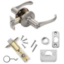 Dynasty Hardware VAI-30-US15 Vail Lever Privacy Set, Satin Nickel