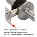 Dynasty Hardware VAI-82-US15 Vail Lever Passage Set, Satin Nickel