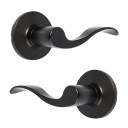 Dynasty Hardware HER-78-12P Heritage Dummy Lever, Aged Oil Rubbed Bronze