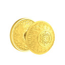 Emtek 8056-LN-US3 Lancaster Door Knob Dummy Set With Lancaster Rosette Polished Brass