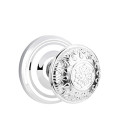 Emtek 8100-LN-US26 Lancaster Door Knob Passage Set With Regular Rosette Polished Chrome