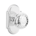 Emtek 8108-LN-US26 Lancaster Door Knob Passage Set With #8 Rosette Polished Chrome
