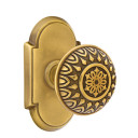 Emtek 8108-LN-US7 Lancaster Door Knob Passage Set With #8 Rosette French Antique