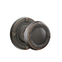 Emtek 8107-RBK-US10B Ribbon & Reed Door Knob Passage Set With Ribbon & Reed Rosette Oil Rubbed Bronze