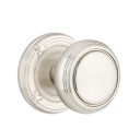 Emtek 8207-NW-US15 Norwich Door Knob Privacy Set With Ribbon & Reed Rosette Satin Nickel