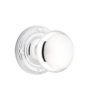 Emtek 8101-P-US26 Providence Door Knob Passage Set With Rope Rosette Polished Chrome