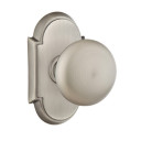 Emtek 8108-P-US15A Providence Door Knob Passage Set With #8 Rosette Pewter