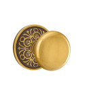 Emtek 8206-P-US7 Providence Door Knob Privacy Set With Lancaster Rosette French Antique