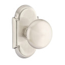 Emtek 8208-P-US15 Providence Door Knob Privacy Set With #8 Rosette Satin Nickel