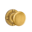 Emtek 8057-P-US7 Providence Door Knob Dummy Set With Ribbon & Reed Rosette French Antique