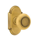 Emtek 8058-BT-US7 Belmont Door Knob Dummy Set With #8 Rosette French Antique