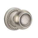 Emtek 8101-BT-US15A Belmont Door Knob Passage Set With Rope Rosette Pewter