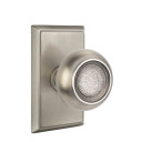 Emtek 8121-BT-US15A Belmont Door Knob Passage Set With Rectangular Rosette Pewter