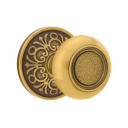 Emtek 8206-BT-US7 Belmont Door Knob Privacy Set With Lancaster Rosette French Antique