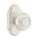 Emtek 8208-BT-US15 Belmont Door Knob Privacy Set With #8 Rosette Satin Nickel