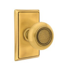 Emtek 8221-BT-US7 Belmont Door Knob Privacy Set With Rectangular Rosette French Antique