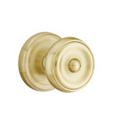 Emtek 8050-W-US4 Waverly Door Knob Dummy Set With Regular Rosette Satin Brass