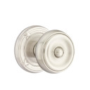 Emtek 8057-W-US15 Waverly Door Knob Dummy Set With Ribbon & Reed Rosette Satin Nickel
