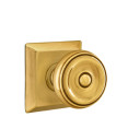 Emtek 8531-W-US7 Waverly Door Knob Dummy Set With Quincy Rosette French Antique