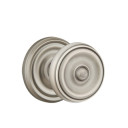 Emtek 8100-W-US15A Waverly Door Knob Passage Set With Regular Rosette Pewter
