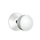 Emtek 5057-BN-US26 Bern Door Knob Dummy Set With Modern Rosette Polished Chrome