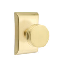 Emtek 5111-BN-US4 Bern Door Knob Passage Set With Neos Rosette Satin Brass
