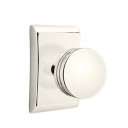 Emtek 5211-BN-US14 Bern Door Knob Privacy Set With Neos Rosette Polished Nickel