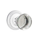Emtek 8201-PC-US26 Providence Crystal Door Knob Privacy Set With Rope Rosette Polished Chrome