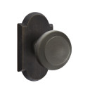 Emtek 7108-BU-MB Butte Sandcast Bronze Door Knob Passage Set With #1 Rosette Medium Bronze