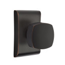Emtek 5111-FRK-US10B Freestone Door Knob Passage Set With Neos Rosette Oil Rubbed Bronze