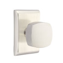Emtek 5111-FRK-US15 Freestone Door Knob Passage Set With Neos Rosette Satin Nickel