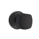 Emtek 5209-FRK-US19 Freestone Door Knob Privacy Set With Disk Rosette Flat Black