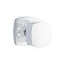 Emtek 5316-FRK-US26 Freestone Door Knob Passage Set With Urban Modern Rosette Polished Chrome