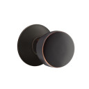 Emtek 5057-LAU-US10B Laurent Door Knob Dummy Set With Modern Rosette Oil Rubbed Bronze