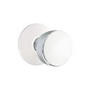 Emtek 5207-LAU-US26 Laurent Door Knob Privacy Set With Modern Rosette Polished Chrome