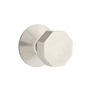 Emtek 5207-OCT-US15 Octagon Door Knob Privacy Set With Modern Rosette Satin Nickel