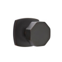 Emtek 5316-OCT-US10B Octagon Door Knob Passage Set With Urban Modern Rosette Oil Rubbed Bronze