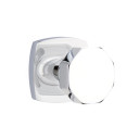 Emtek 5316-OCT-US26 Octagon Door Knob Passage Set With Urban Modern Rosette Polished Chrome