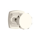 Emtek 5326-OCT-US14 Octagon Door Knob Privacy Set With Urban Modern Rosette Polished Nickel