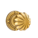 Emtek 8107-MN-US7 Melon Door Knob Passage Set With Ribbon & Reed Rosette French Antique