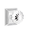 Emtek 8161-MN-US26 Melon Door Knob Passage Set With Wilshire Rosette Polished Chrome