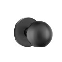 Emtek 5059-OR-US19 Orb Door Knob Dummy Set With Disk Rosette Flat Black