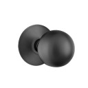 Emtek 5107-OR-US19 Orb Door Knob Passage Set With Modern Rosette Flat Black