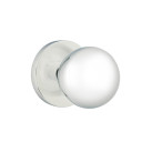 Emtek 5109-OR-US26 Orb Door Knob Passage Set With Disk Rosette Polished Chrome