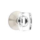 Emtek 5107-WS-US15 Windsor Door Knob Passage Set With Modern Rosette Satin Nickel