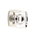 Emtek 5326-WS-US14 Windsor Door Knob Privacy Set With Urban Modern Rosette Polished Nickel