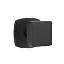 Emtek 5326-SQU-US19 Square Door Knob Privacy Set With Urban Modern Rosette Flat Black